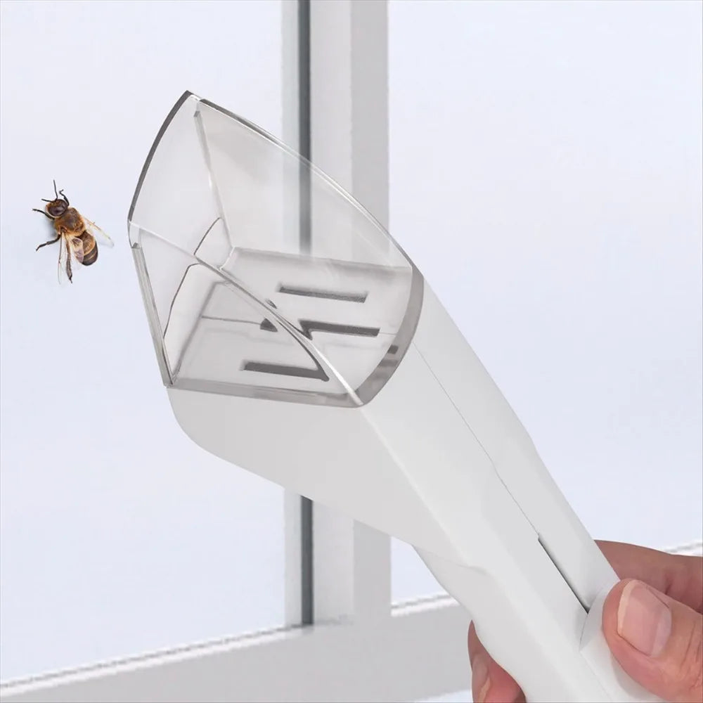 Portable Insect Catcher Transparent Handheld Push Insect Observer Contactless Insect Catcher for Indoor Outdoor Childrens Toys