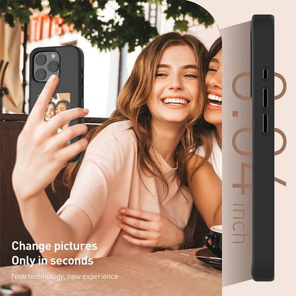 Revolutionary DIY Phone Case with E-Ink Display and NFC - Shockproof Protection for iPhone 16/15/14/13 Pro Max